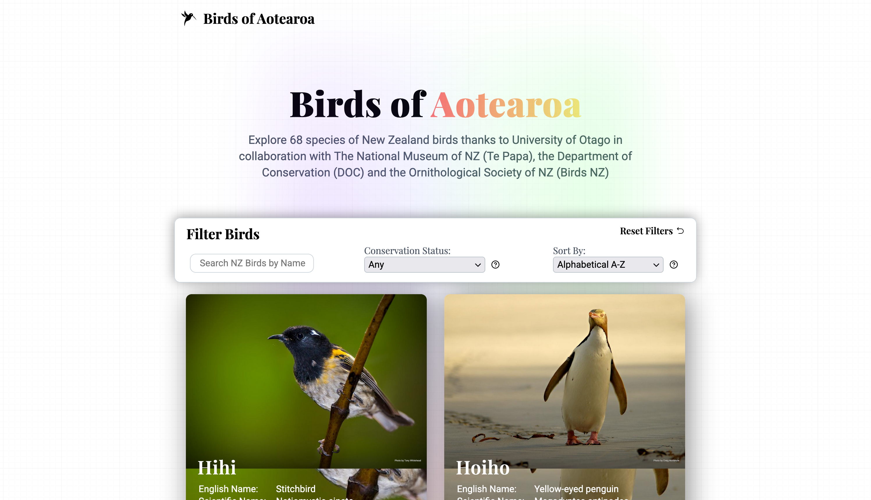 Birds of Aotearoa